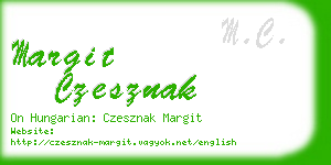 margit czesznak business card